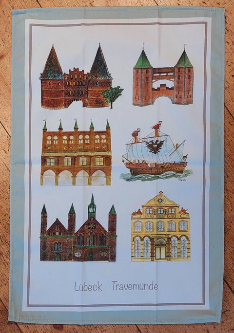 Geschirrtuch  Lübeck- Travemünde 2
