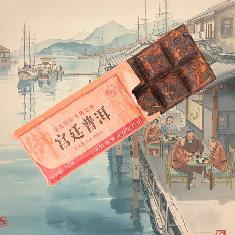 Reifer Shu Pu Erh aus Yunnan "Schokoladentafel" 50g