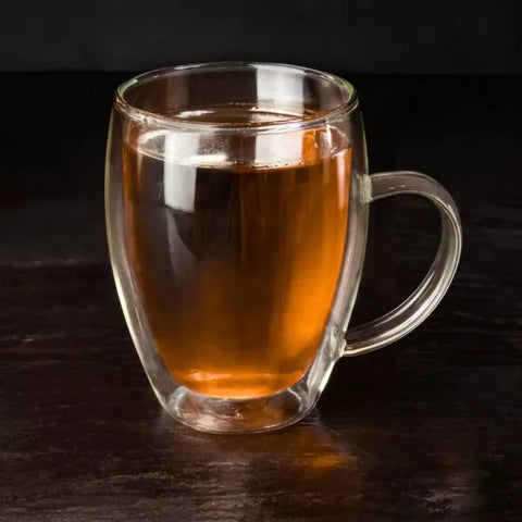 Thermobecher doppelwandig Glas 0,25 Liter