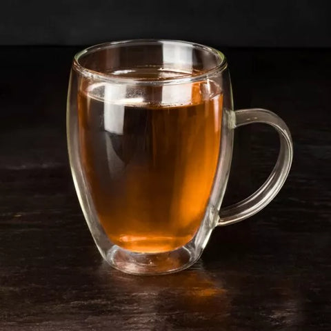 Thermobecher doppelwandig Glas 0,4 Liter