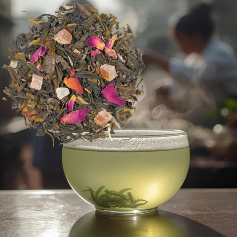 Weisser Tee Blume von Lübeck/ Travemünde