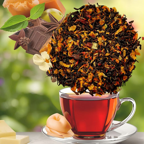 Schwarzer Tee Sanddorn