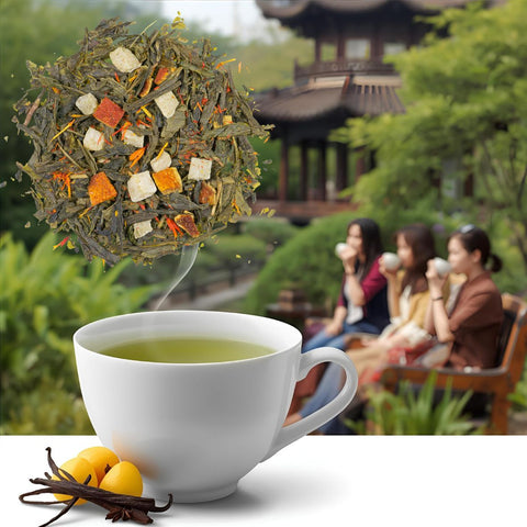 Grüntee Orange- Grapefruit natürlich