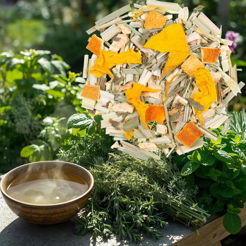 Lemon Ingwer Kräutertee