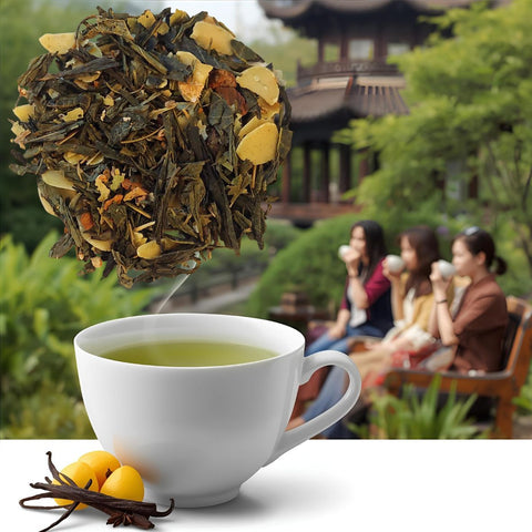 Grüntee Königsberger Marzipan (gebrannte Mandel)