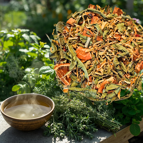 Kräutertee Quelle des Glücks