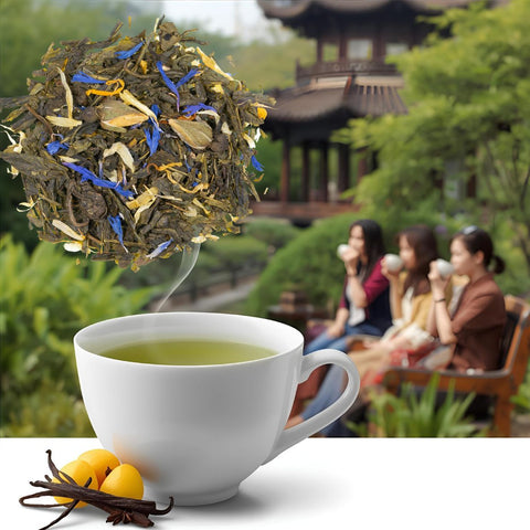 Grüntee Rose des Orient