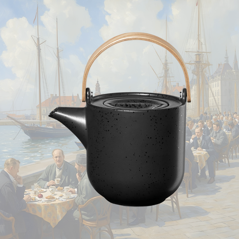 Teekanne Coppa kuro 1 Liter mit Siebeinsatz