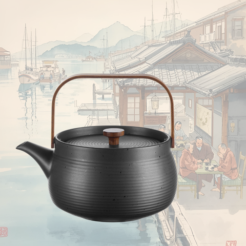 Teekanne Japandi 1,4 Liter mit Edelstahl- Siebeinsatz