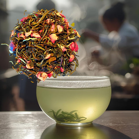 Weißer Tee Granatapfel